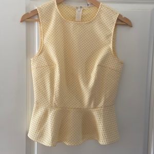 Club Monaco peplum top